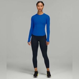 Lululemon Ventilated MeshBack Running Long Sleeve
Blazer Tone Blue - size 2